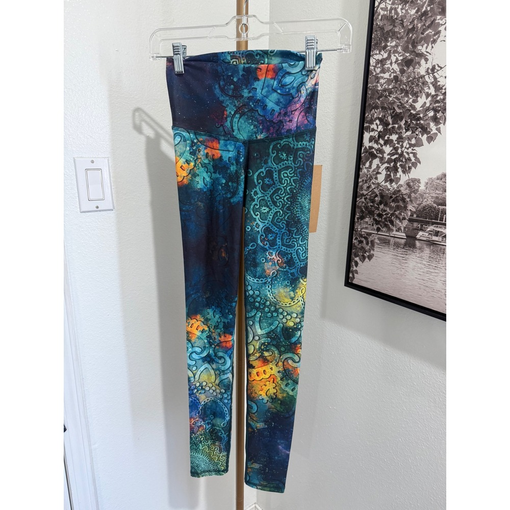 Niyama Sol Barefoot Leggings Neptune Galaxy Mandala XS New With Tags Recycled